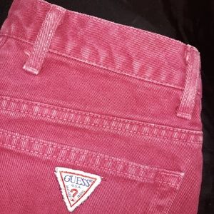 Vintage Guess Jean Maroon size 29